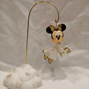 Rare Minnie Mouse Angel Christmas Ornament and Stand (1990s/2000s)